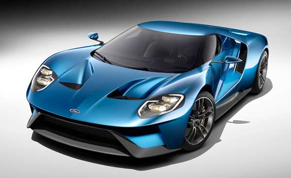 All-New Ford GT R-L, 3/4 Front, January 2015