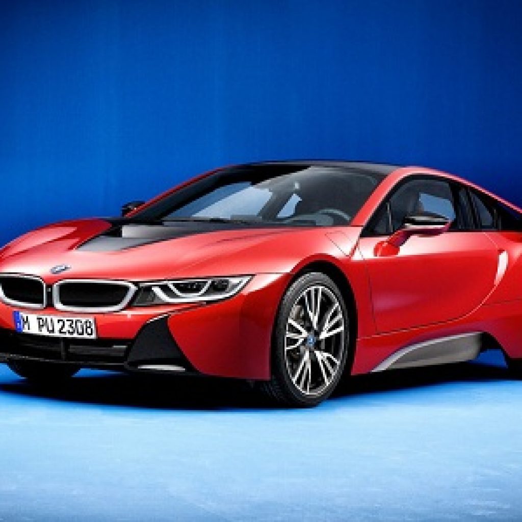 BMW از نسخه قرمز رنگ I8 رونمایی می‌کند