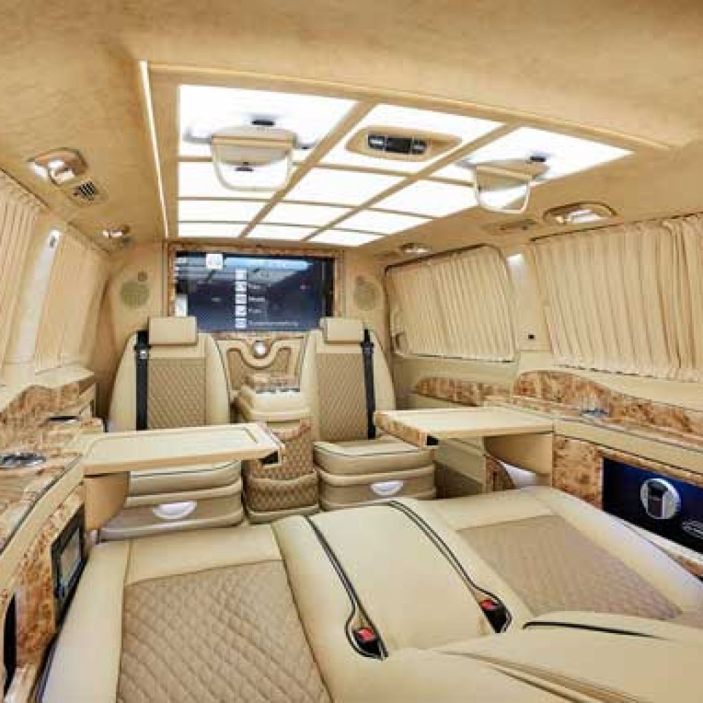 کابین پرشکوه ون مرسدس را ببینید!