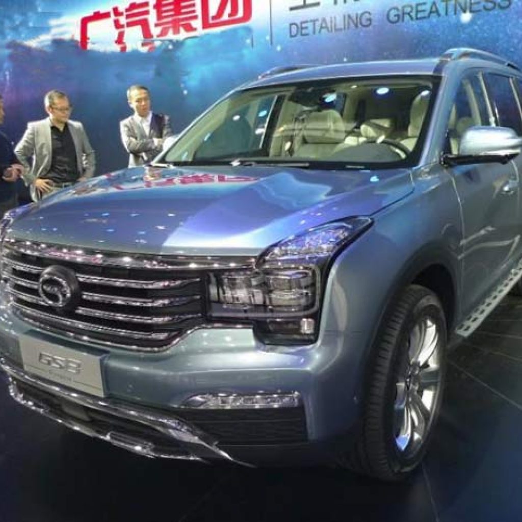 گوانگژو خودرو از شاسی بلند Trumpchi GS8 در پکن رونمایی کرد!