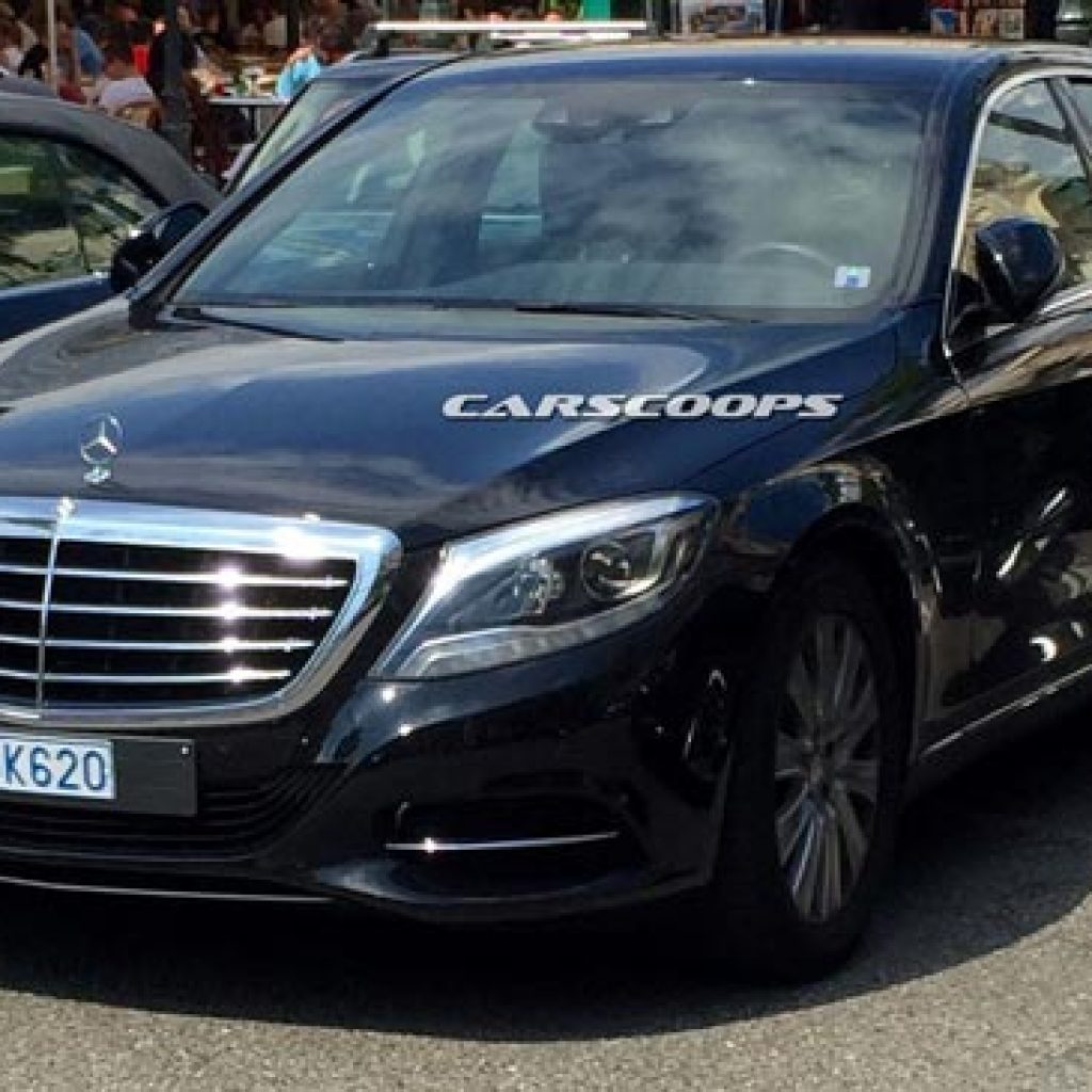 تصاویر اتفاقی از مرسدس بنز S-Class 2017 فیس‌لیفت شده