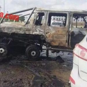 اژدهای شش چرخ منصوری به سادگی آتش گرفت!