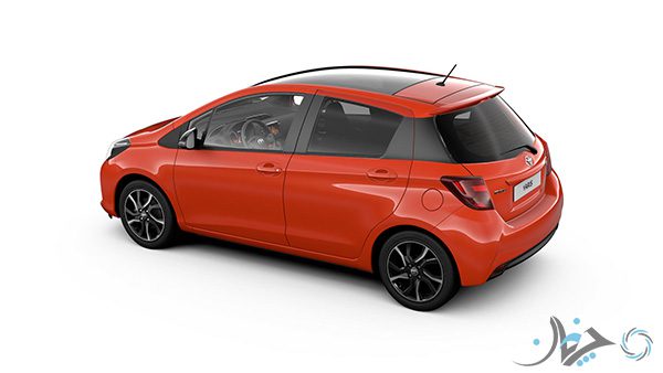 YARIS_orange_Rear