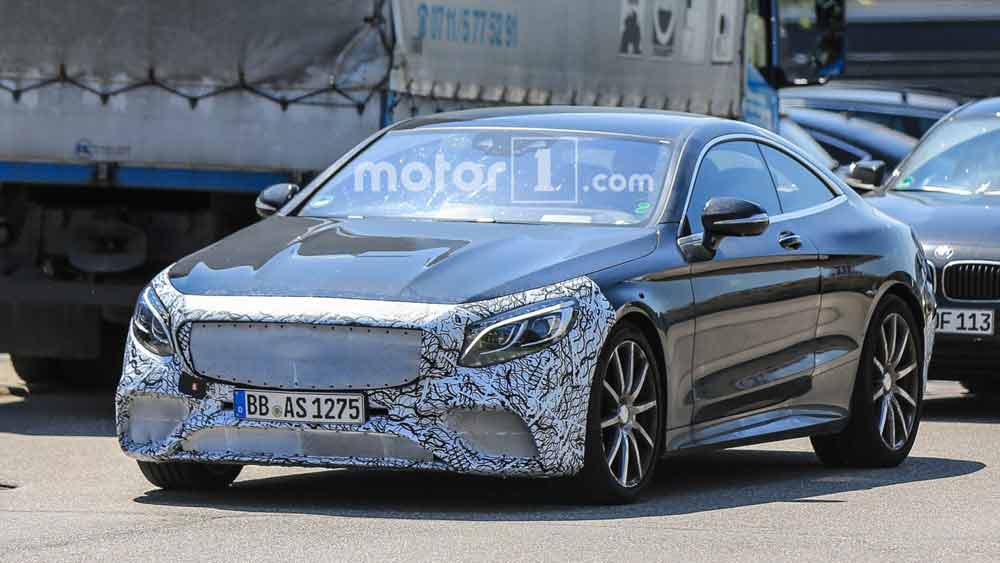 تصاویر جاسوسی از مرسدس بنز AMG S63 کوپه تصاویر جاسوسی از مرسدس بنز AMG S63 کوپه