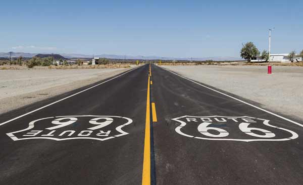 Amboy, Kalifornien, USA, Hist. Route 66