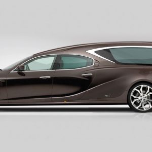 تشییع جنازه‌ای باشکوه با مازراتی گیبلی نعش کش!