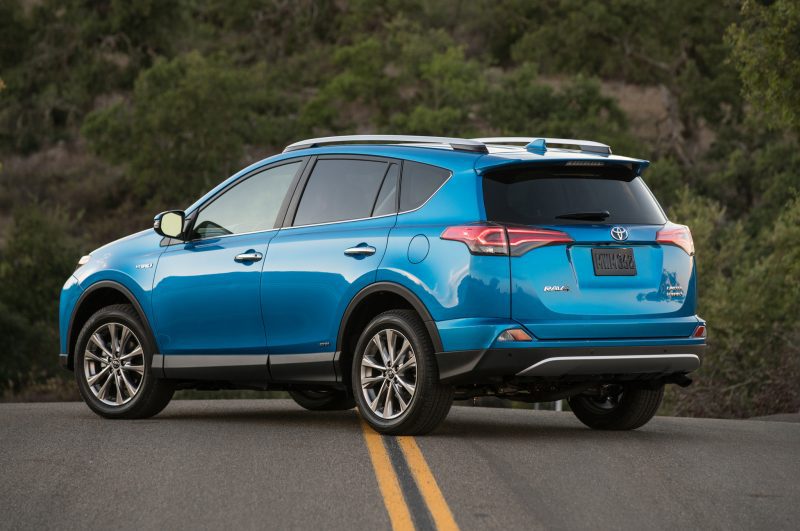2016-Toyota-Rav4-Hybrid-Limited-rear-three-quarter