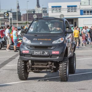 رژه ۱۶۰۰ دستگاه خودرو اسمارت در آلمان