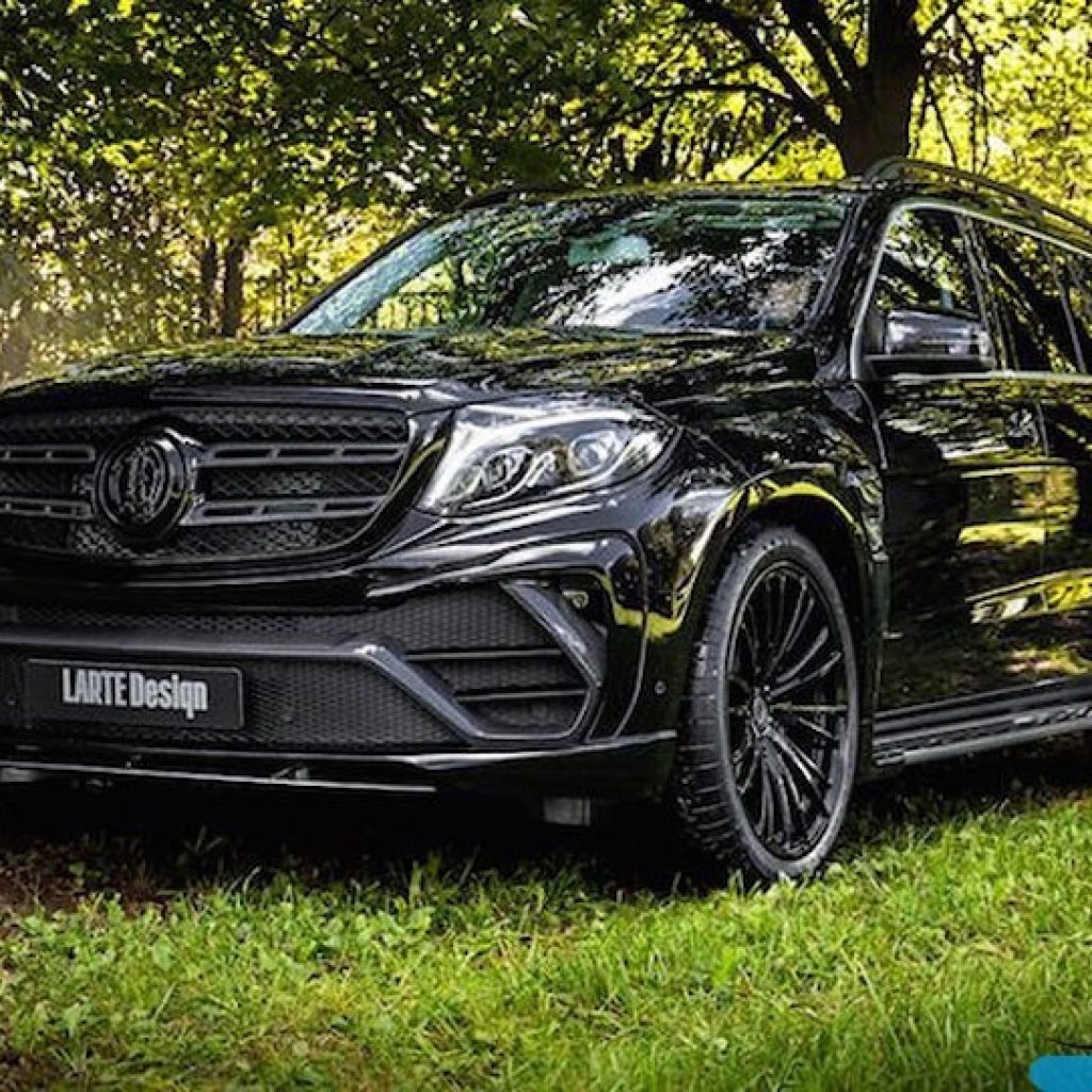 طراحی لارته مرسدس GLS را به کریستال مشکی تبدیل کرده!