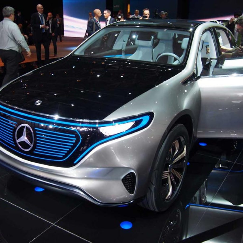 مرسدس بنز از شاسی بلند تمام برقی مفهومی خود در نمایشگاه پاریس رسما رونمایی کرد!
