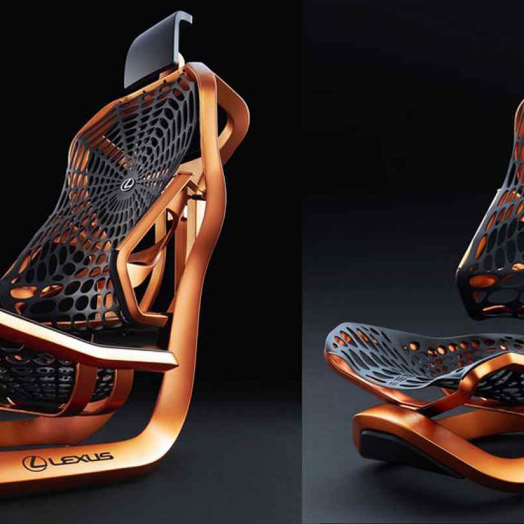 کانسپت کینتیک؛ ایده لکسوس برای یک صندلی خودرو راحت و مطمئن!