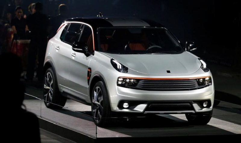 Chinese automaker Geely unveils first model of its new Lynk & Co brand in Berlin, Germany, October 20, 2016. REUTERS/Hannibal Hanschke