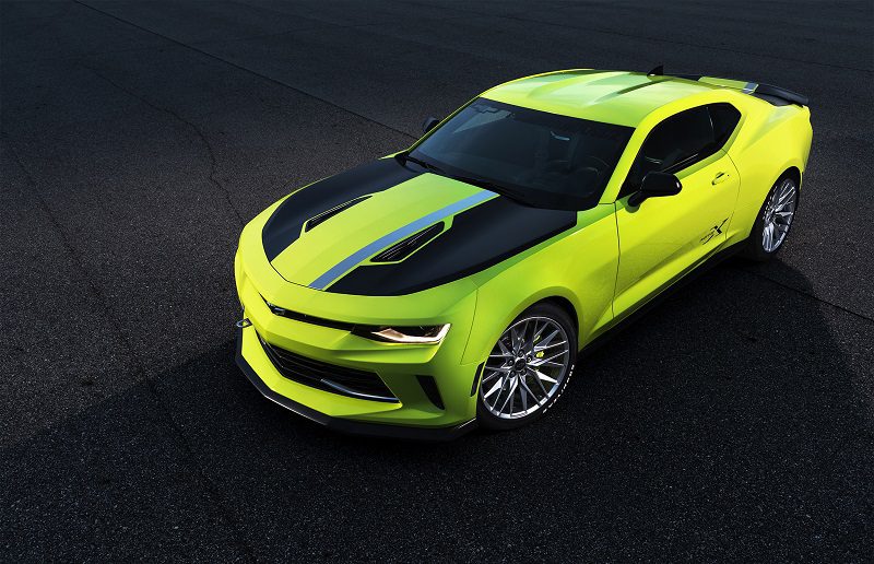 The new Camaro Turbo AutoX concept combines the LTG 2.0L turbocharged engine with a performance suspension, brake system, air intake and exhaust system. It combines the Camaro’s excellent power-to-weight ratio with more agile handling that’s ideal for autocross enthusiasts.