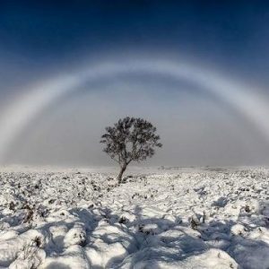 یک رنگین کمان سفید در اسکاتلند مشاهده شد!