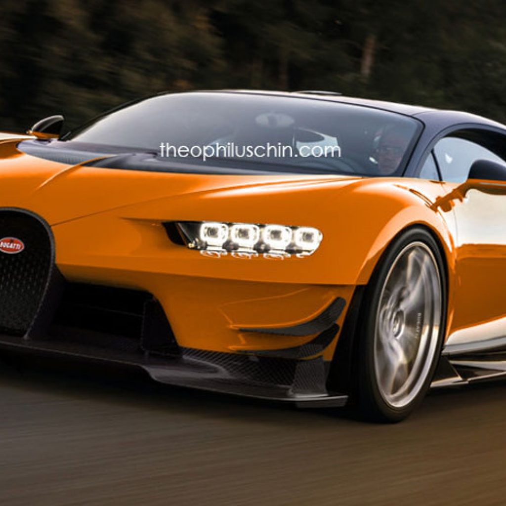 بوگاتی شیرون سوپر اسپورتی با چشم انداز GT Vision!