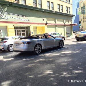 طراحی جذاب تسلا مدل S در استایل کانورتیبل!