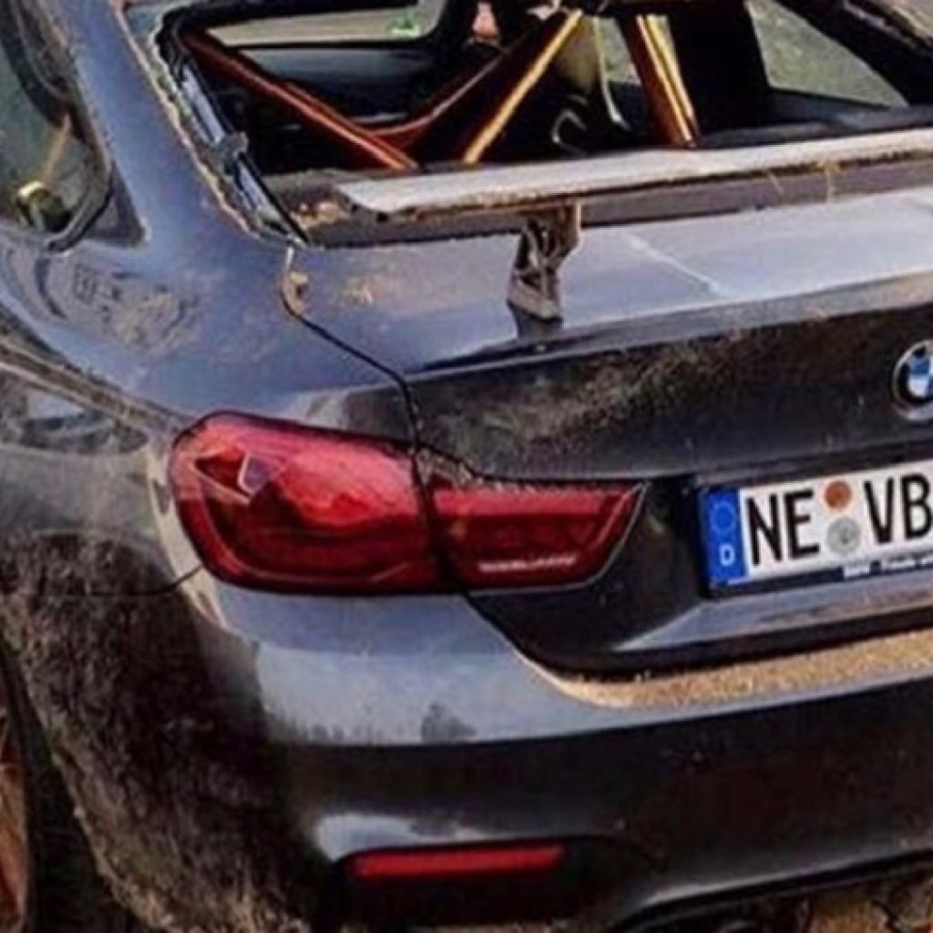 تصادف و‌ آسیب شدید یک بی‌ام‌و M4 GTS!