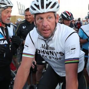 دوچرخه‌سواری لانس آرمسترانگ با هوادارانش در اوکلند!