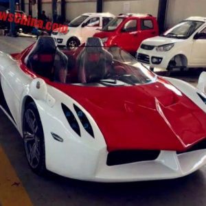 زیباترین خودروی برقی چین با تم سوپر اسپرت!
