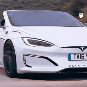 طراحی جذاب تسلا مدل S در استایل کانورتیبل!