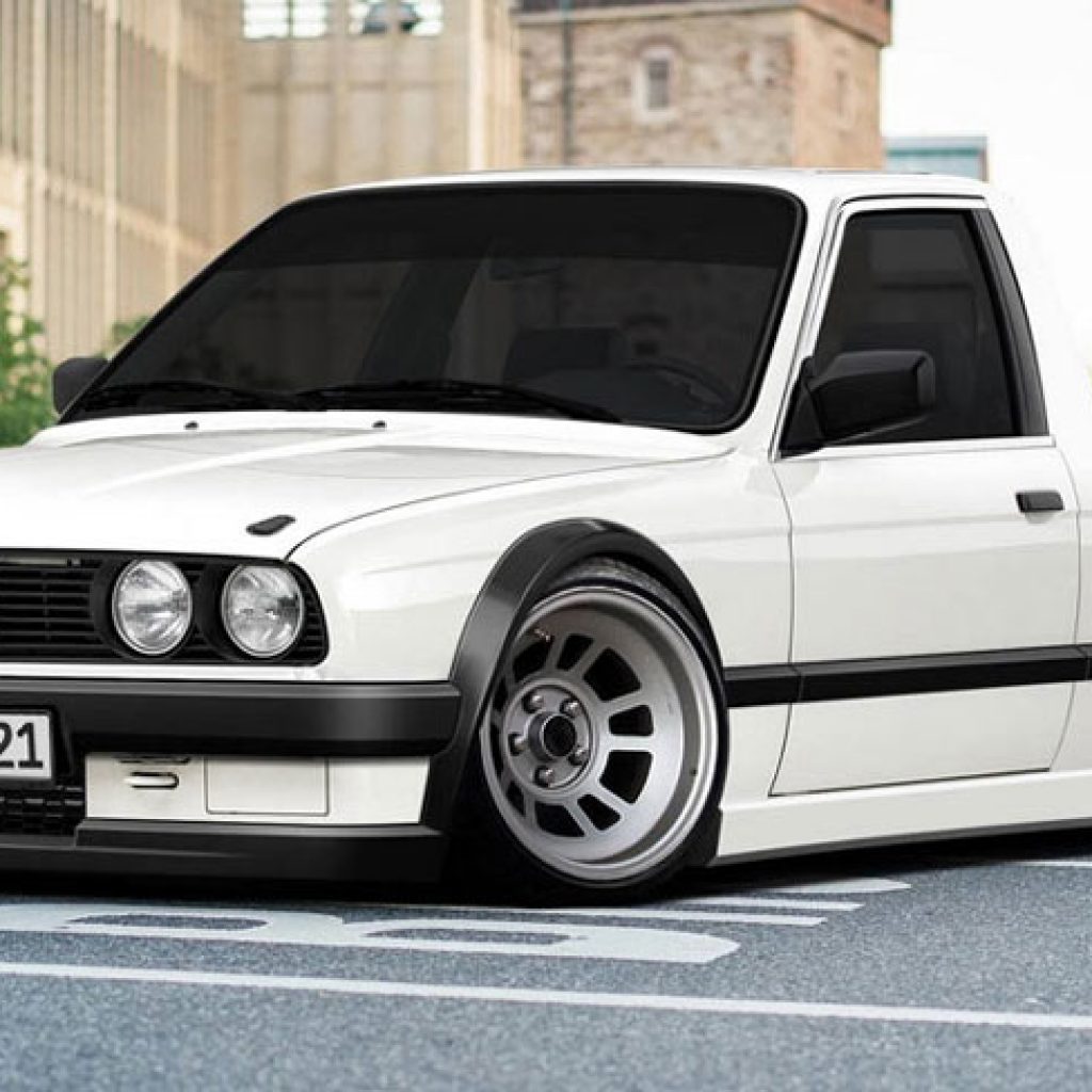 تصویر رندرشده از وانت بار اسپرت بی‌ام‌و سری ۳!