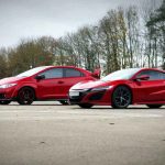 فیلم درگ هوندا سیویک Type R با هوندا NSX را ببینید!