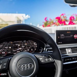 ظاهر تهاجمی‌تر آئودی A4 با رینگ‌های سفارشی 20 اینچی و ارتفاع کاهش یافته