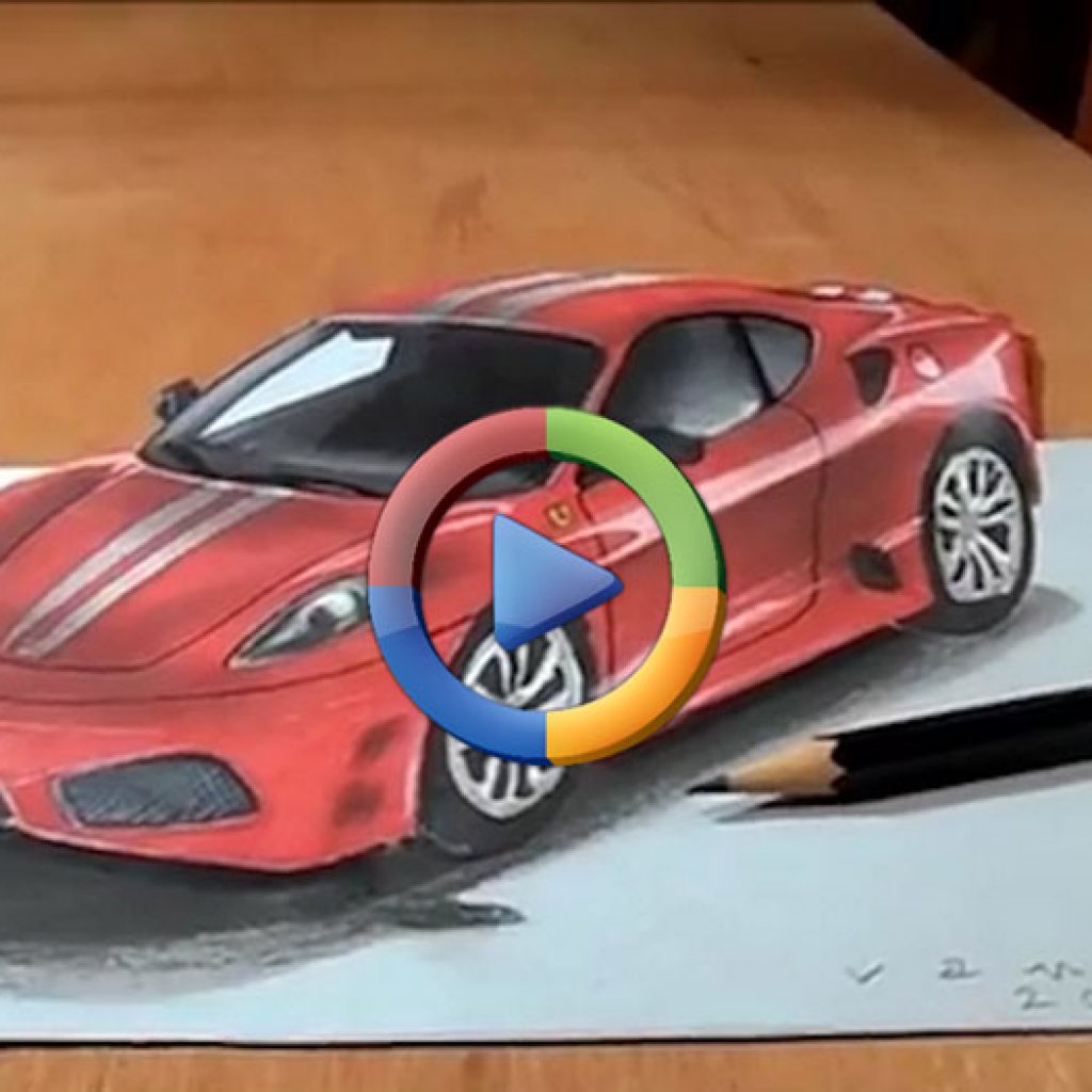 طراحی سه بعدی یک فراری رو ببینید! (فیلم اختصاصی)