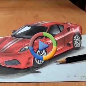 طراحی سه بعدی یک فراری رو ببینید! (فیلم اختصاصی)