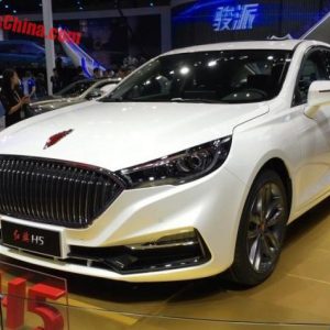 هونگکی H5، در شانگهای به نمایش گذاشته شد