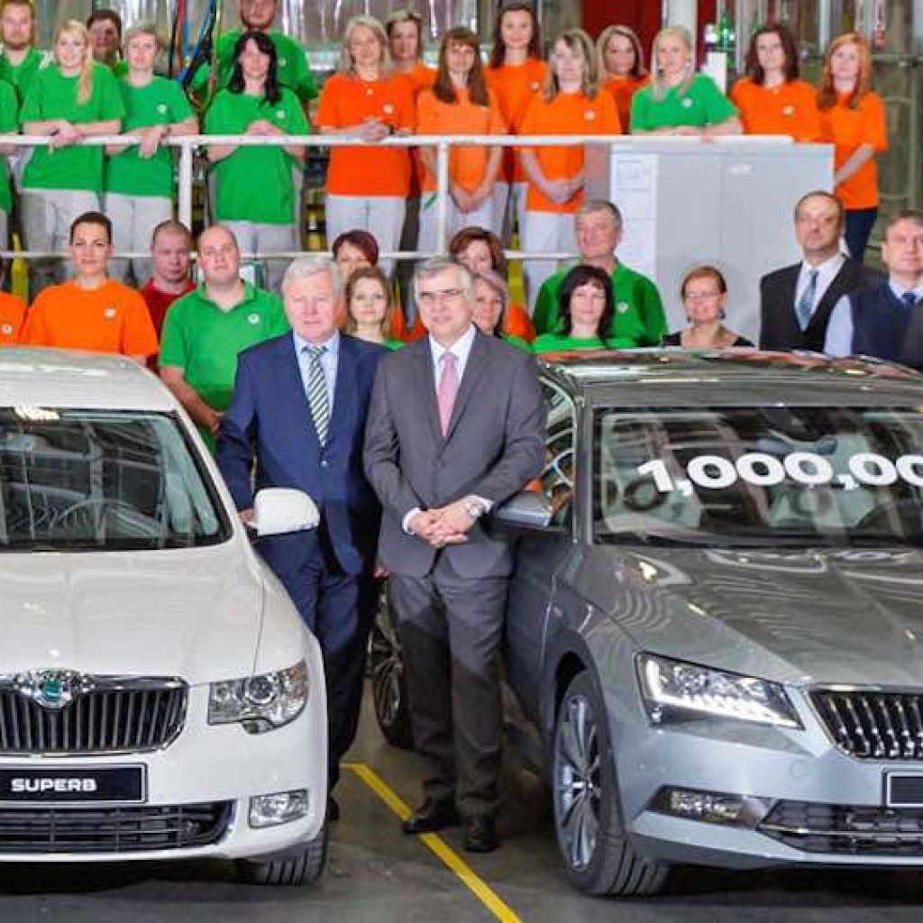 یک میلیون دستگاه خودرو اشکودا سوپرب ساخته شد!