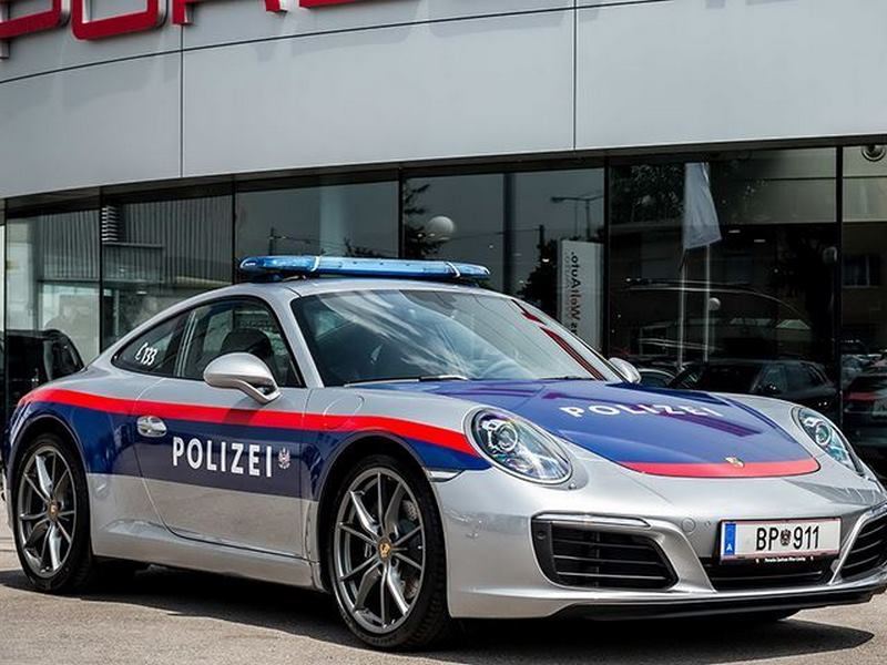 پیوستن پورشه 911 carrera به نیروی پلیس اتریش! خودرو پورشه پلیس