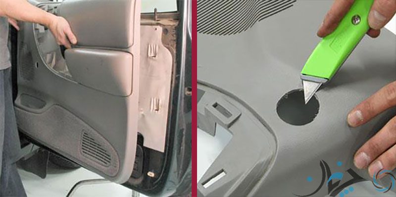 چگونگی نصب باند بر روی درب خودرو!