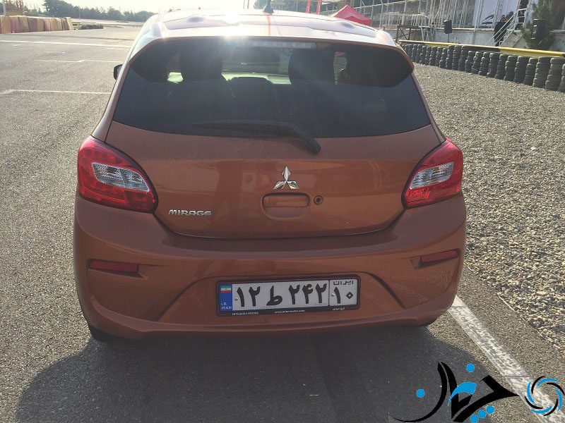 تست رانندگی میتسوبیشی میراژ در پیست آزادی!