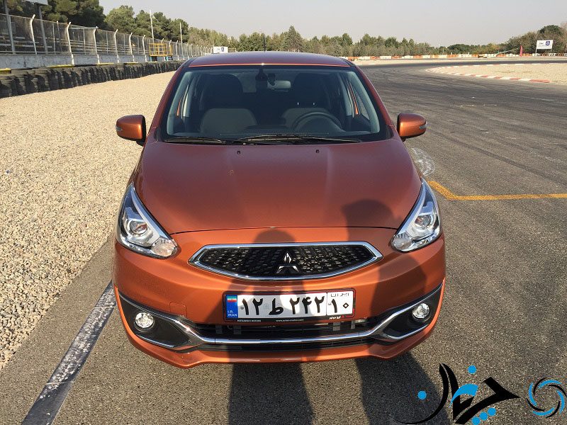 تست رانندگی میتسوبیشی میراژ در پیست آزادی!