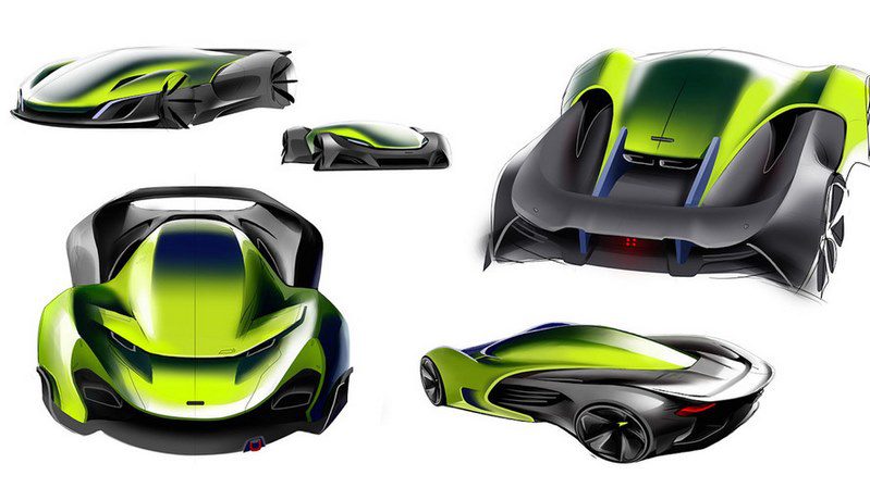 تجسم هاله ای از ابرخودرو جدید مک لارن در سال 2032!