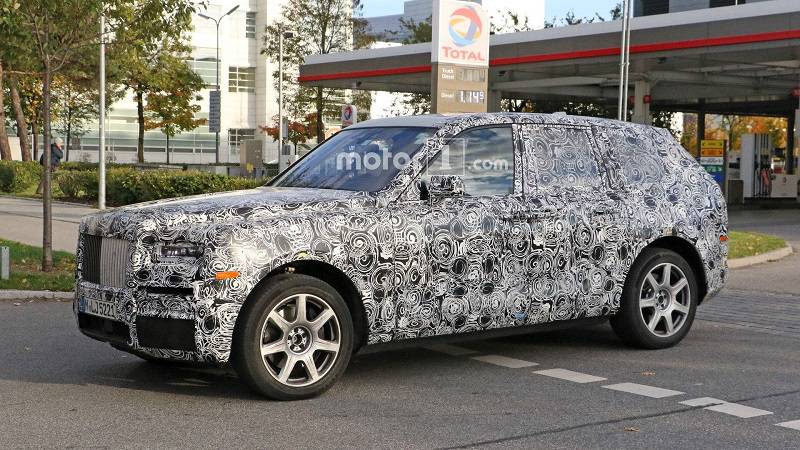 انتشار تصاویر جدید از خودروی شاسی بلند رولزرویس کولینان