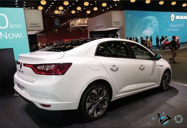 رونمایی شركت نگين خودرو از مگان جديد در نمایشگاه خودروی تهران!