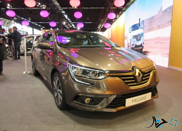 رونمایی شركت نگين خودرو از مگان جديد در نمایشگاه خودروی تهران!