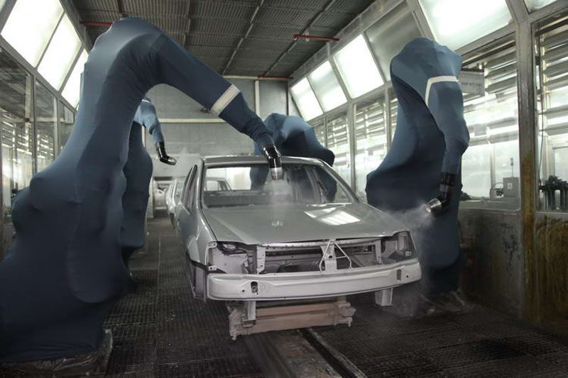 بهره ‌برداری از سالن‌های جدید بازرسی در گروه صنعتی ایران خودرو!