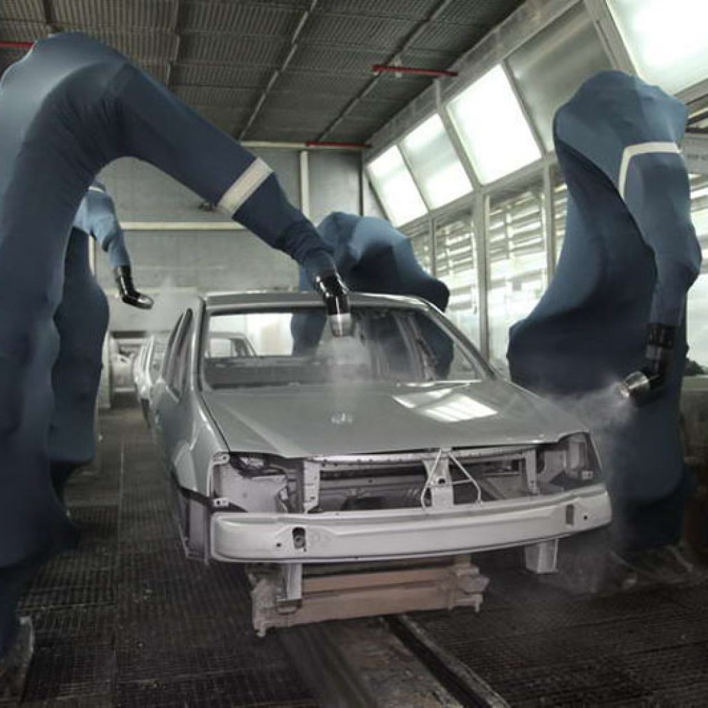 بهره ‌برداری از سالن‌های جدید بازرسی در گروه صنعتی ایران خودرو!