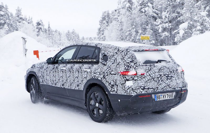 انتشار تصاویر جاسوسی شاسی‌بلند مرسدس تمام برقی EQ C