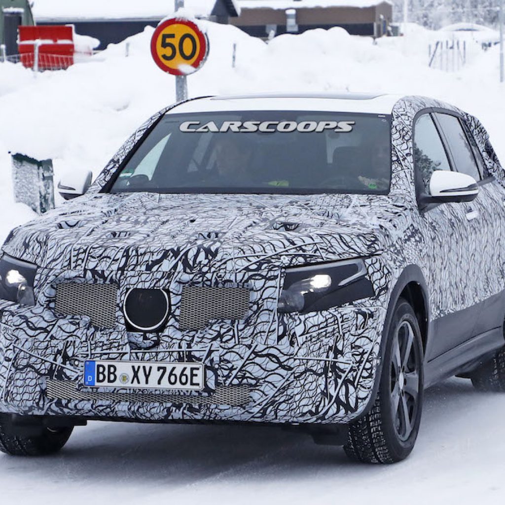 انتشار تصاویر جاسوسی شاسی‌بلند مرسدس تمام برقی EQ C