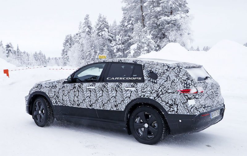 انتشار تصاویر جاسوسی شاسی‌بلند مرسدس تمام برقی EQ C