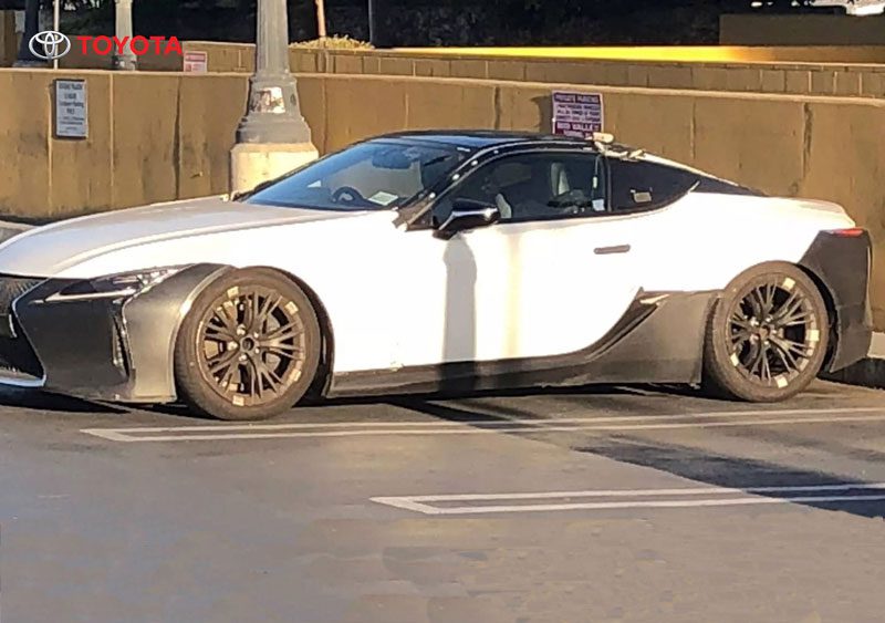 انتشار تصاویر جدید از لکسوس LC-F در کالیفرنیا