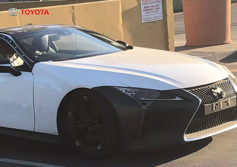 انتشار تصاویر جدید از لکسوس LC-F در کالیفرنیا