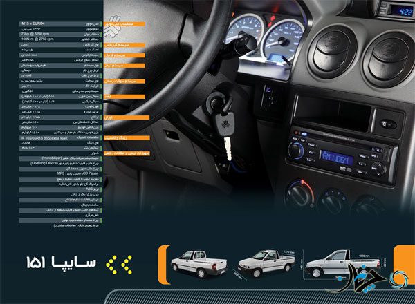 هر آن چیزی که می‌بایست راجع به سایپا 151 بدانید را از چرخان بپرسید!