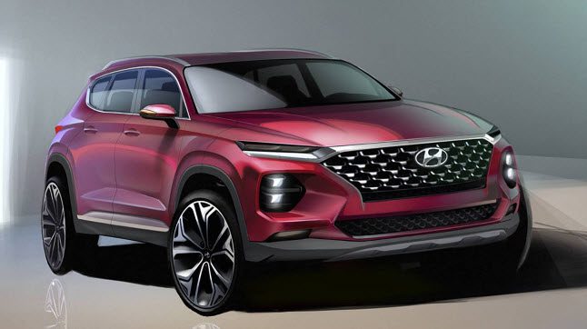 اولین تصاویر رسمی سانتافه 2019 از سوی شرکت هیوندای