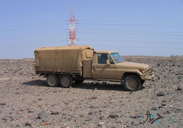 تویوتا لندکروزر شش چرخ؛ دست پخت میلیاردرهای عرب!