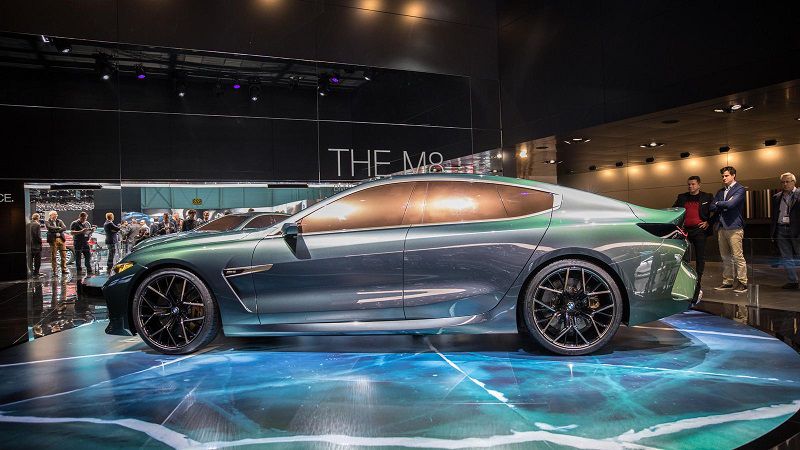 نسخه کانسپت بی‌ام‌و M8 گرن کوپه در نمایشگاه خودرو ژنو به نمایش درآمد